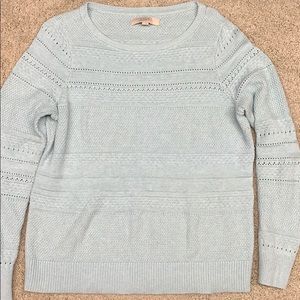 Loft blue sweater.  Size Large.